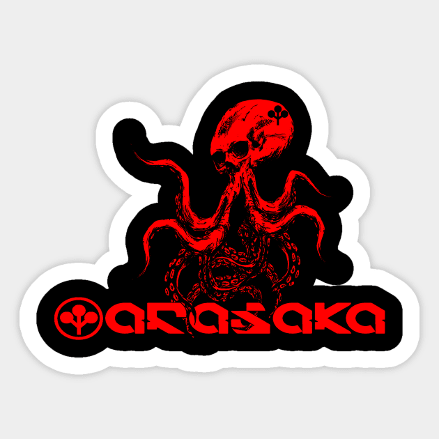 Octopus Arasaka Black Ops Division Sticker by Magnetar